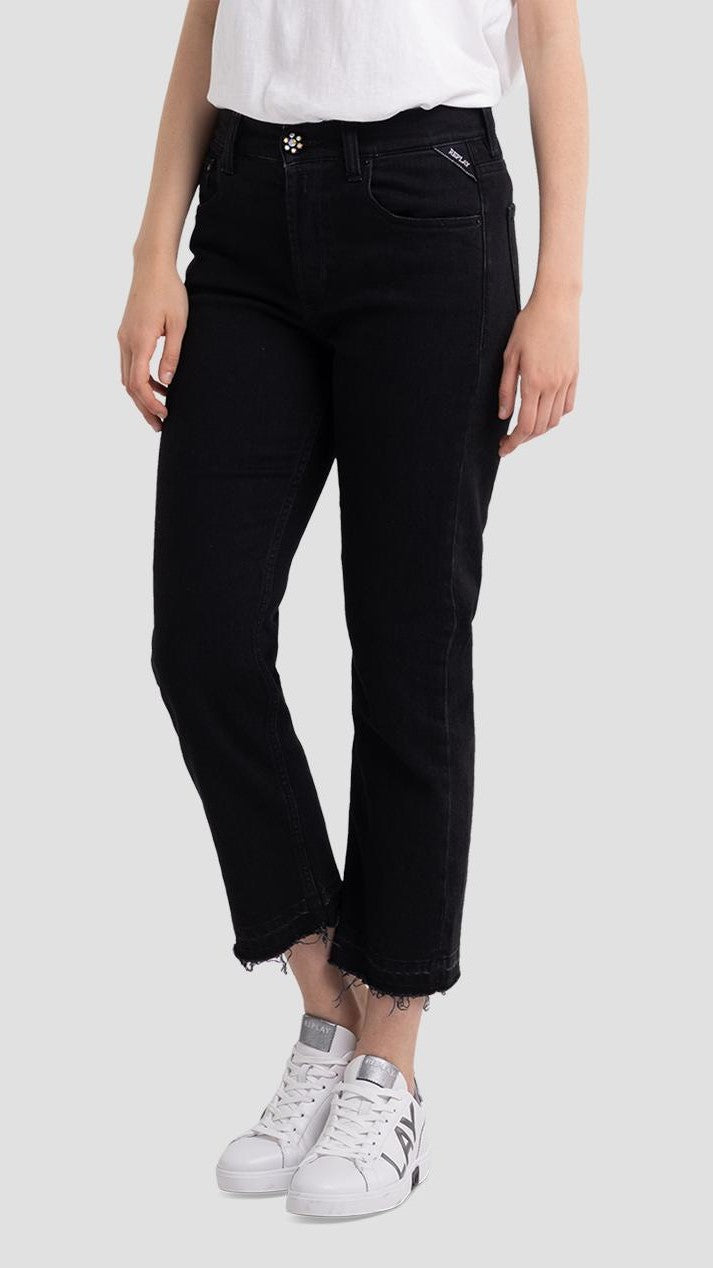 REPLAY DÁMSKÉ MAIJKE DŽÍNY ROVNÉHO STŘIHU