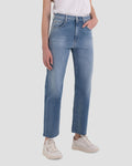 REPLAY WOMEN'S JEANS REYNE STRAIGHT FIT