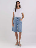 REPLAY WOMEN'S KNEE-LENGTH SHORTS