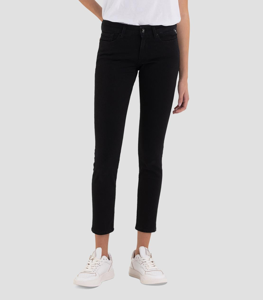 REPLAY DÁMSKÉ SKINNY FIT DŽÍNY STŘIHU NEW LUZ
