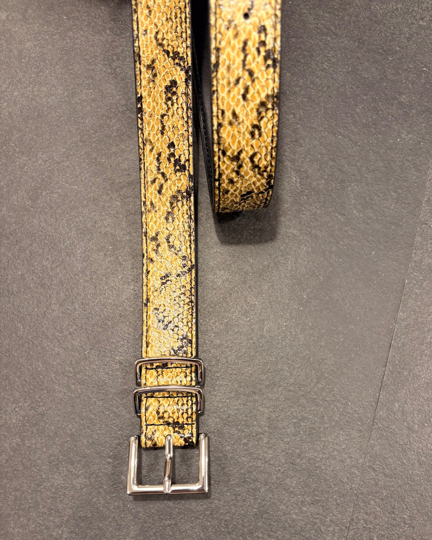 REPLAY SNAKESKIN EFFECT BELT 