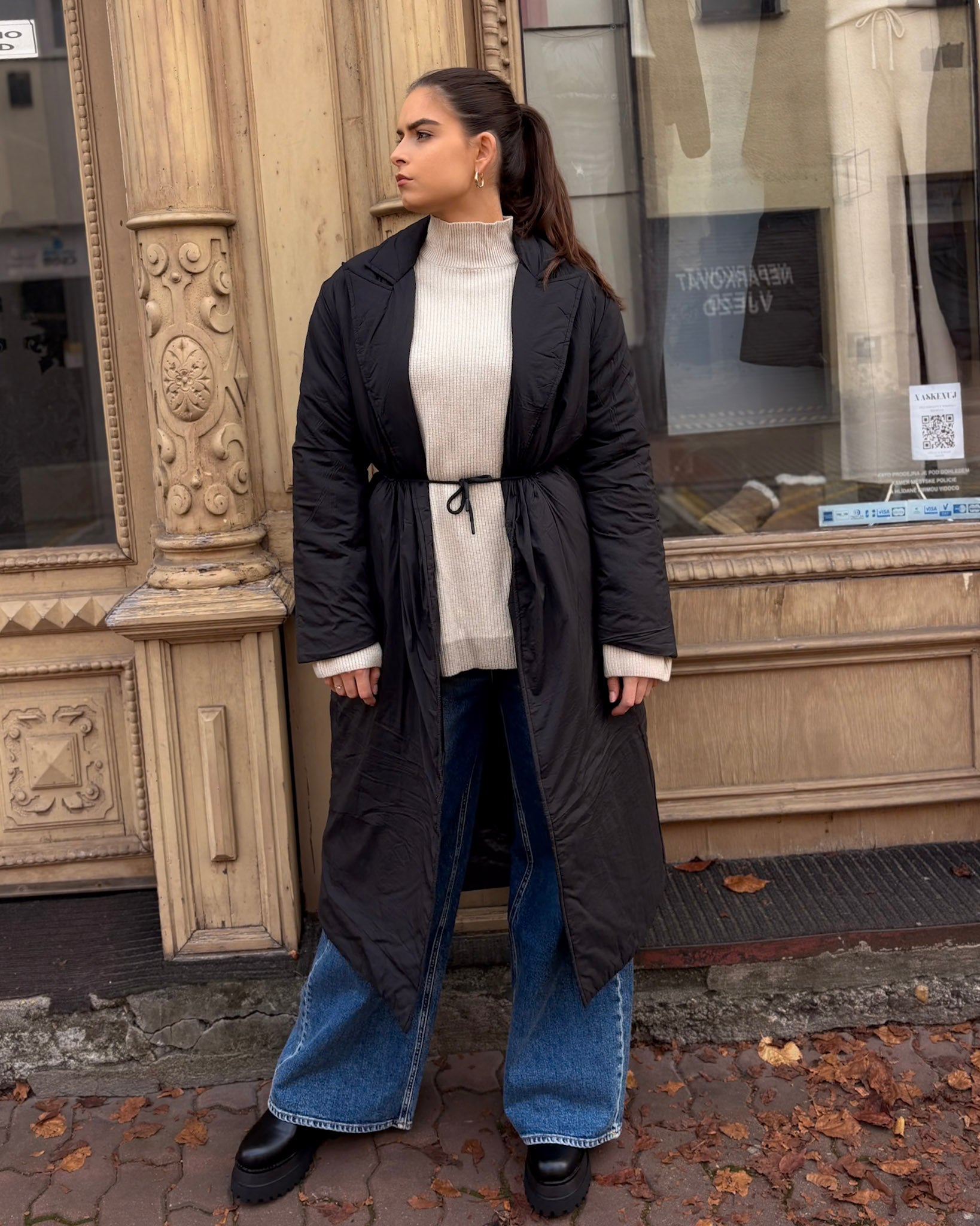 WOMEN'S LONG QUILTED JACKET REPLAY