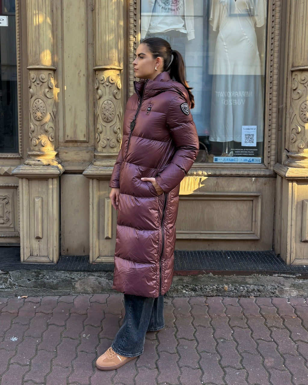 BLAUER LONG SOFT DOWN JACKET CELIA