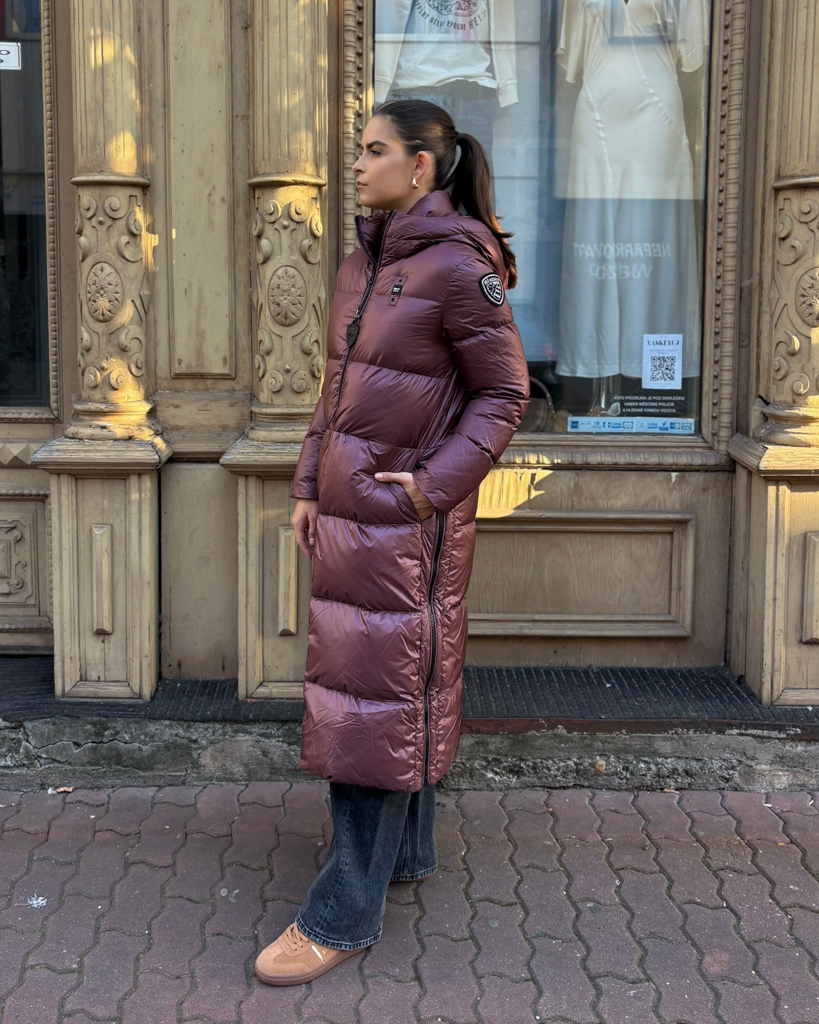 BLAUER LONG SOFT DOWN JACKET CELIA