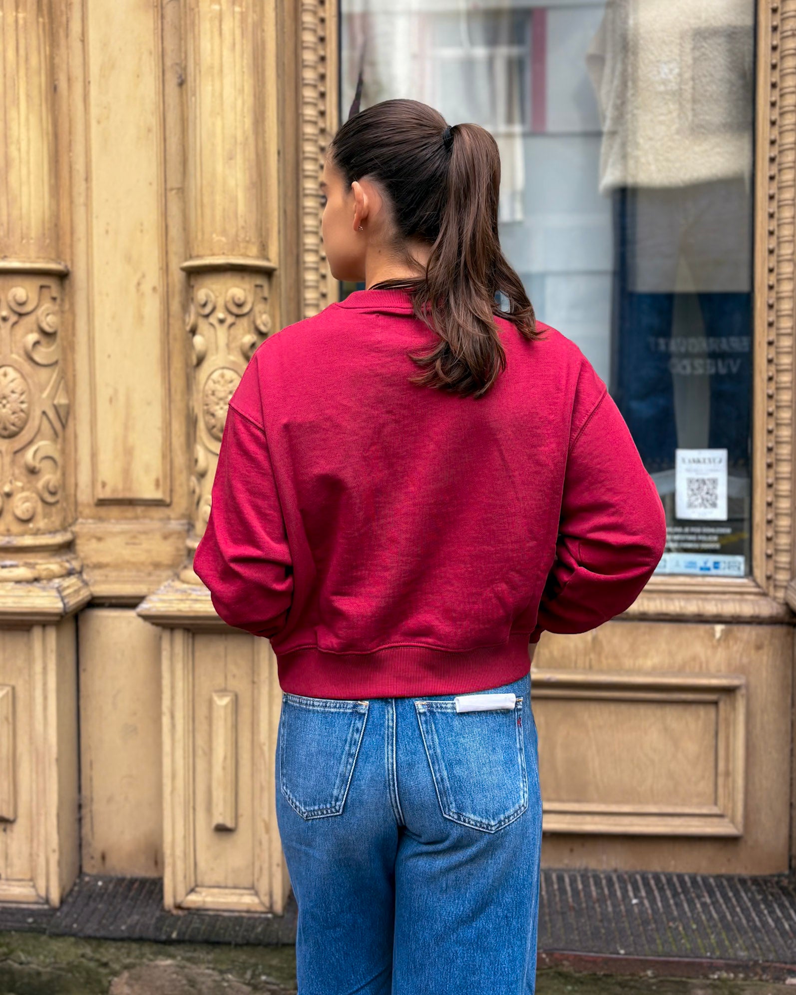 DÁMSKÁ BAVLNĚNÁ MIKINA REPLAY S NÁPISEM