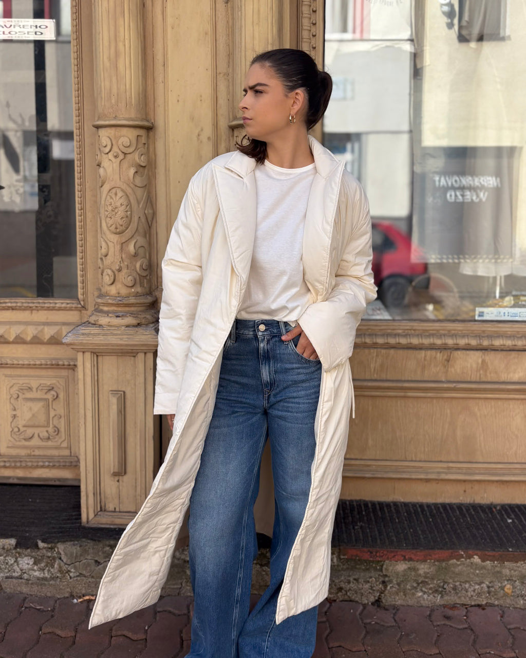 WOMEN'S LONG QUILTED JACKET REPLAY