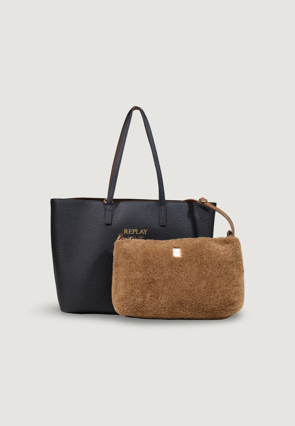 DÁMSKÁ SHOPPER KABELKA REPLAY S ODNÍMATELNOU TAŠTIČKOU - FW01CA.000.A7243Y