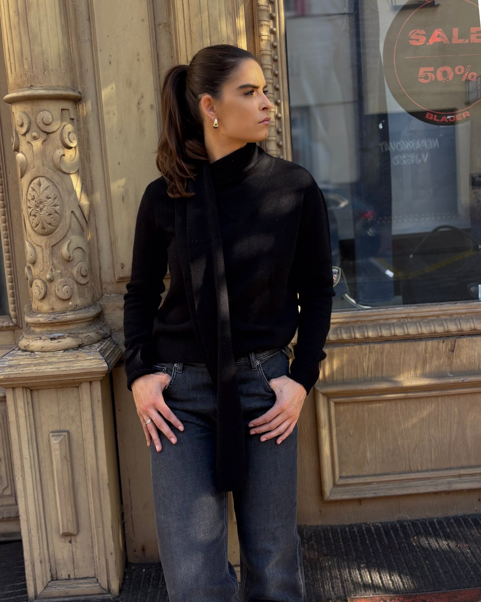 REPLAY NŐI PULÓVER KÁRPÁT NYAKKENDŐVEL