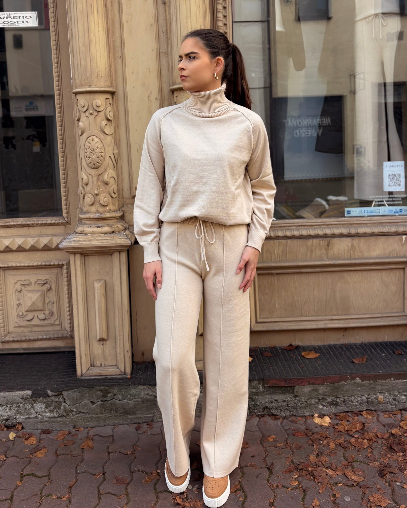 WOMEN'S KNITTED PANTS BLAUER DANE