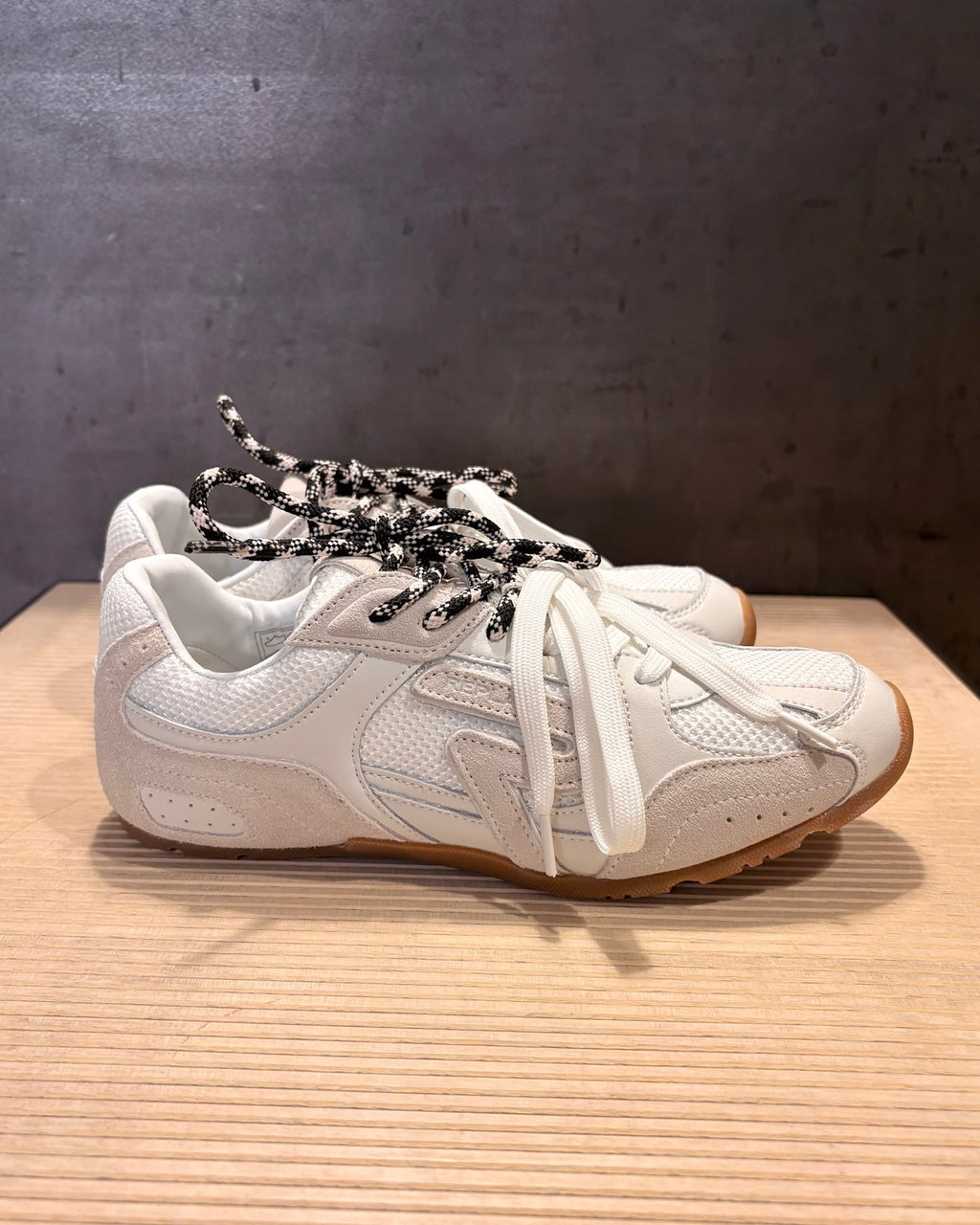 DÁMSKÉ TENISKY REPLAY KANDIX ONE Z KŮŽE A SÍŤOVINY 