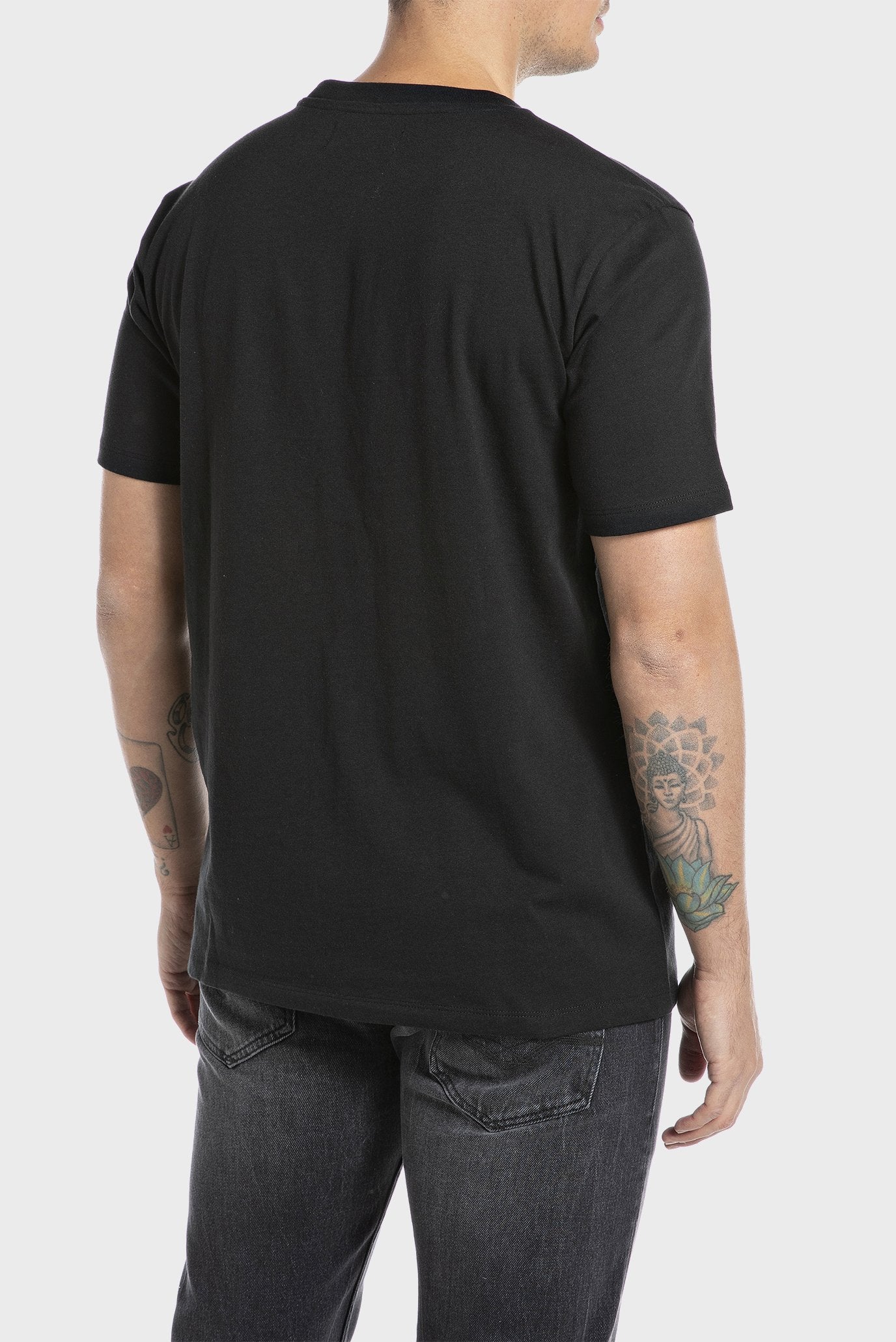 REPLAY PÁNSKÉ TRIČKO REGULAR-FIT S VLKY