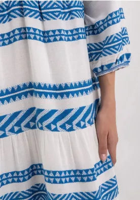 REPLAY DLOUHÉ ŠATY S VÝSTŘIHEM NA KNOFLÍKY