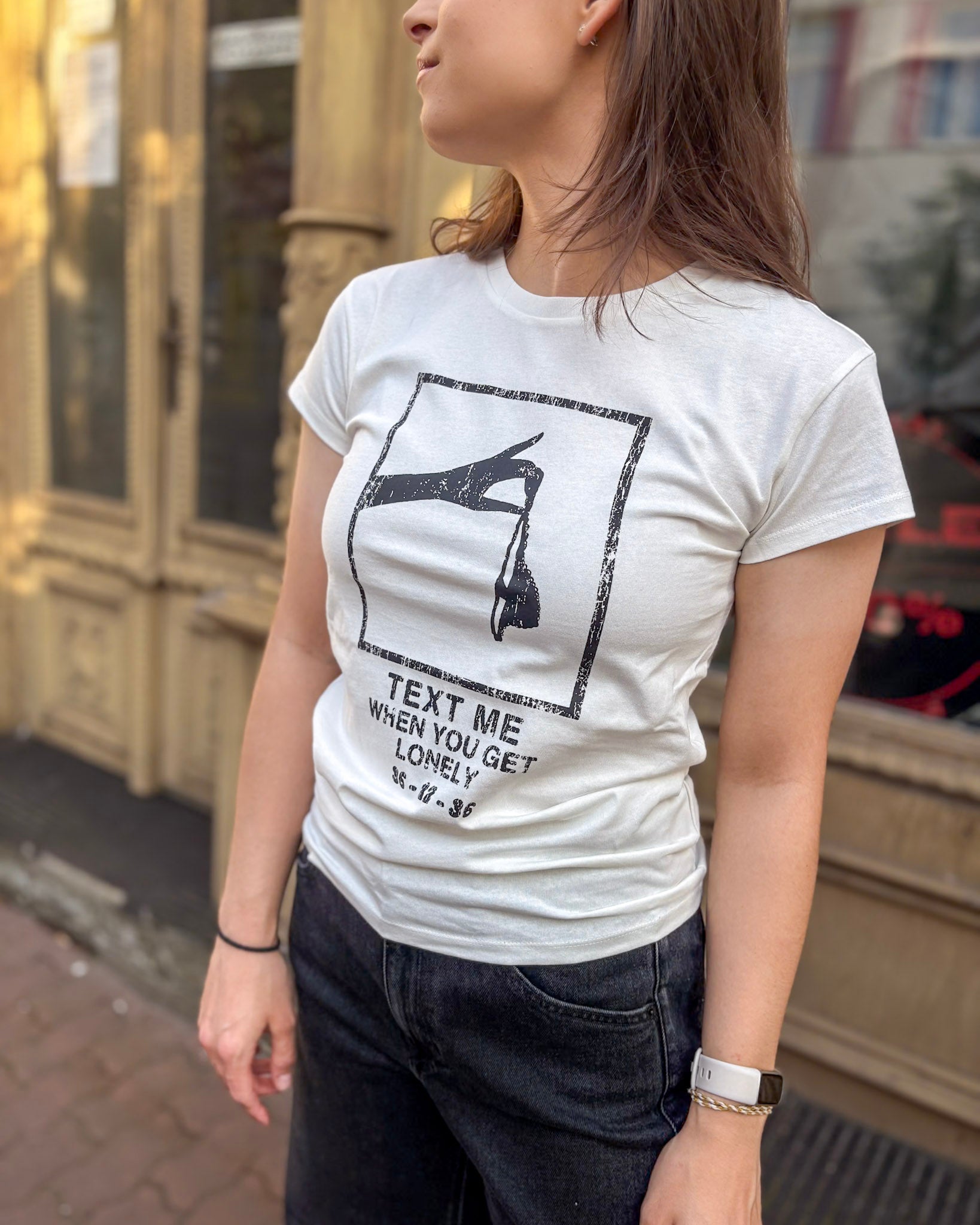 REPLAY DÁMSKÉ TRIČKO S POTISKEM TEXT ME