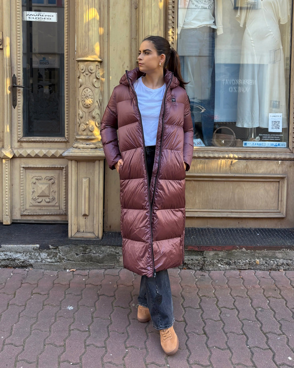 BLAUER DLOUHÁ MĚKKÁ PÉŘOVÁ BUNDA CELIA 