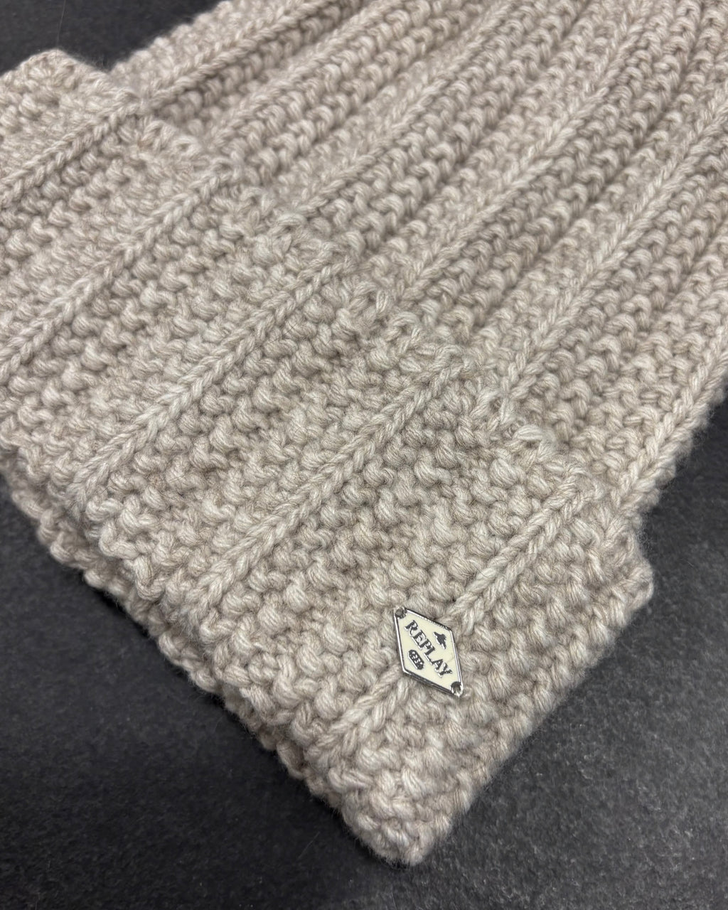 REPLAY CROCHET WOOL BLEND HAT