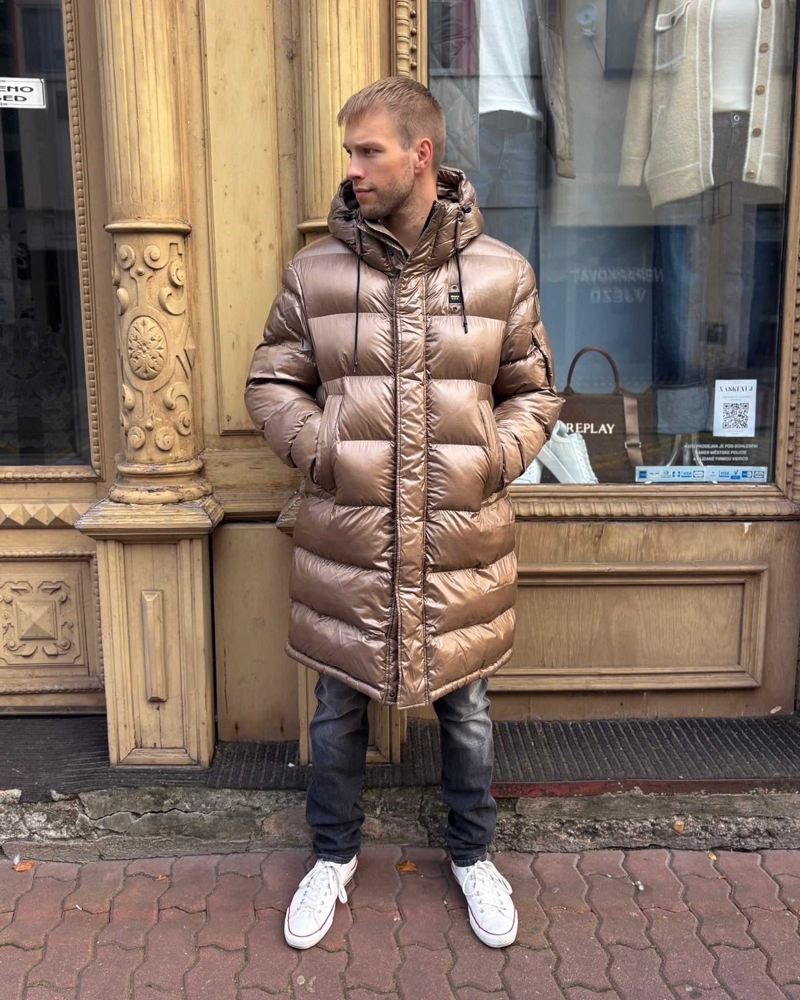 FÉRFI TÉLI KABÁT BLAUER