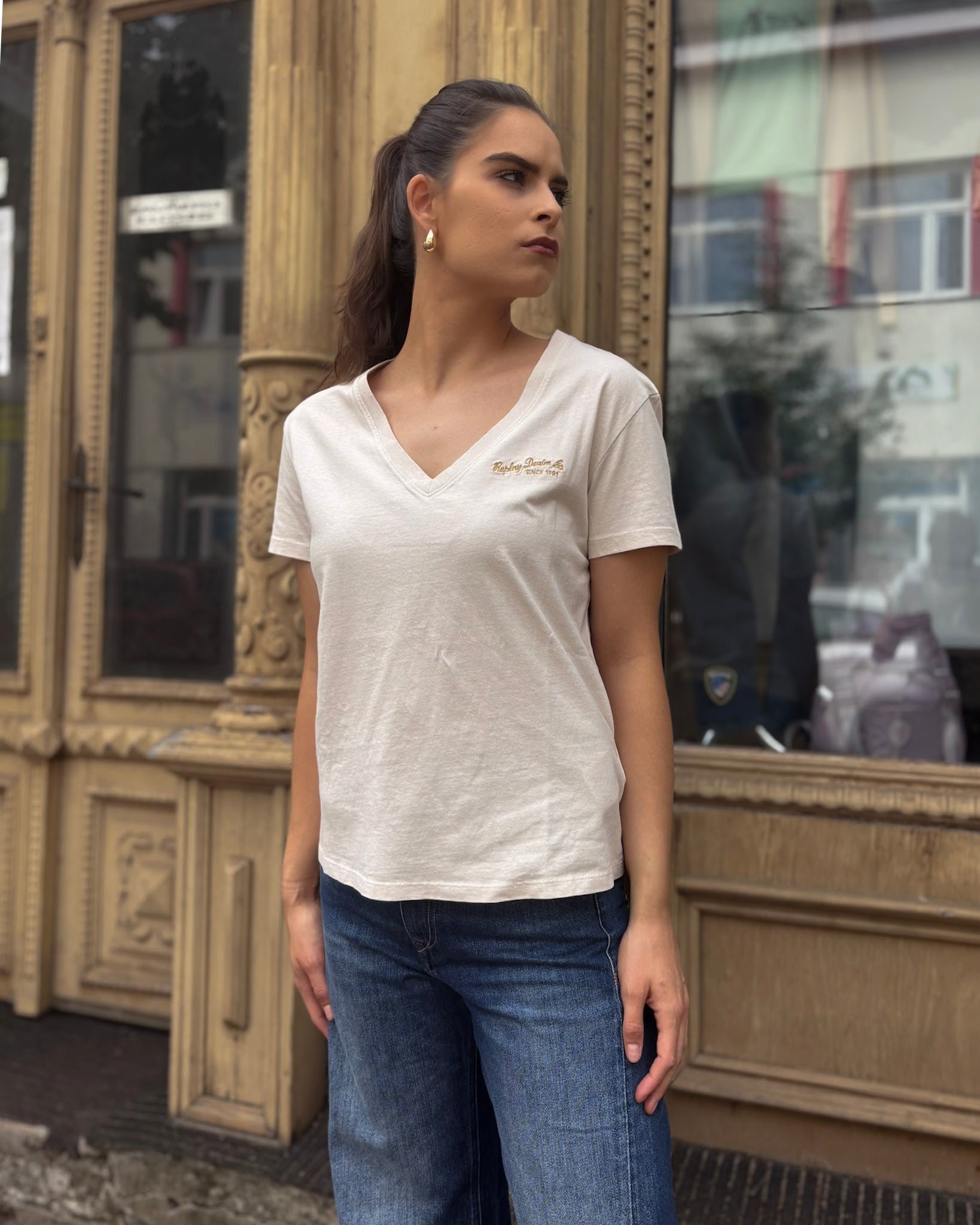 NŐI REPLAY V-NYAKÚ PÓLÓ