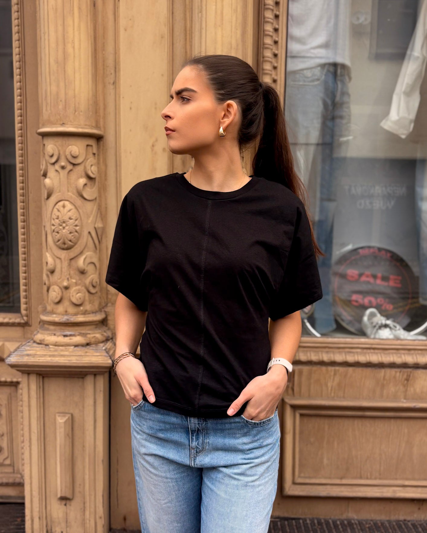 DÁMSKÉ TRIČKO REPLAY S NETOPÝŘÍMI RUKÁVY 