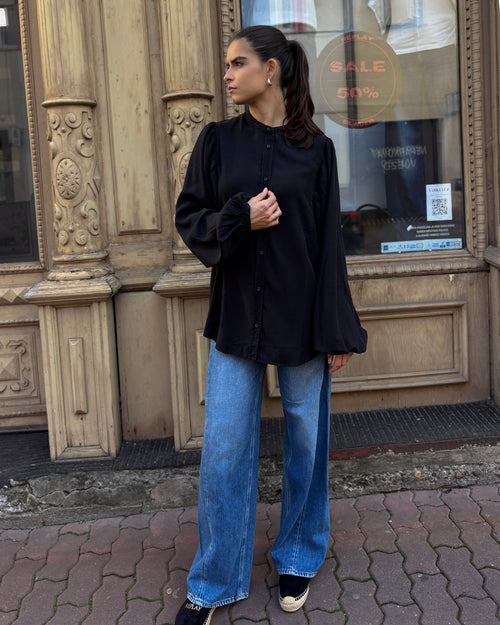 WOMEN'S ELEGANT REPLAY BLOUSON WITH BALLOON SLEEVES 