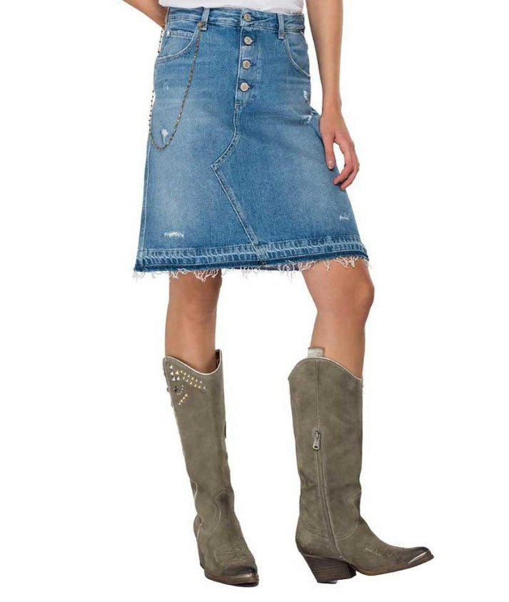 DÁMSKA REPLAY SUKNE KU KOLENÁM