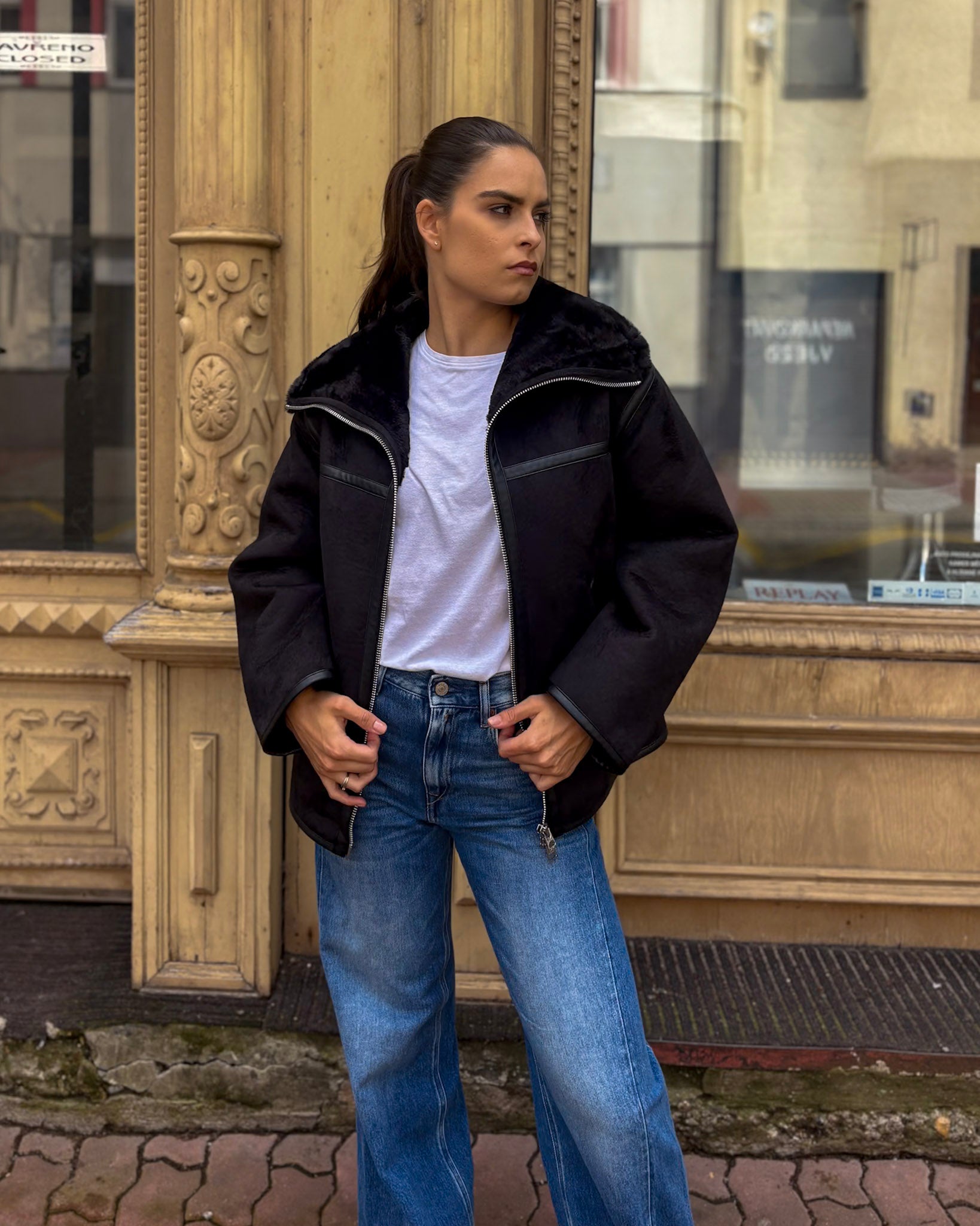 DÁMSKÁ ZIMNÍ LETECKÁ BUNDA REPLAY