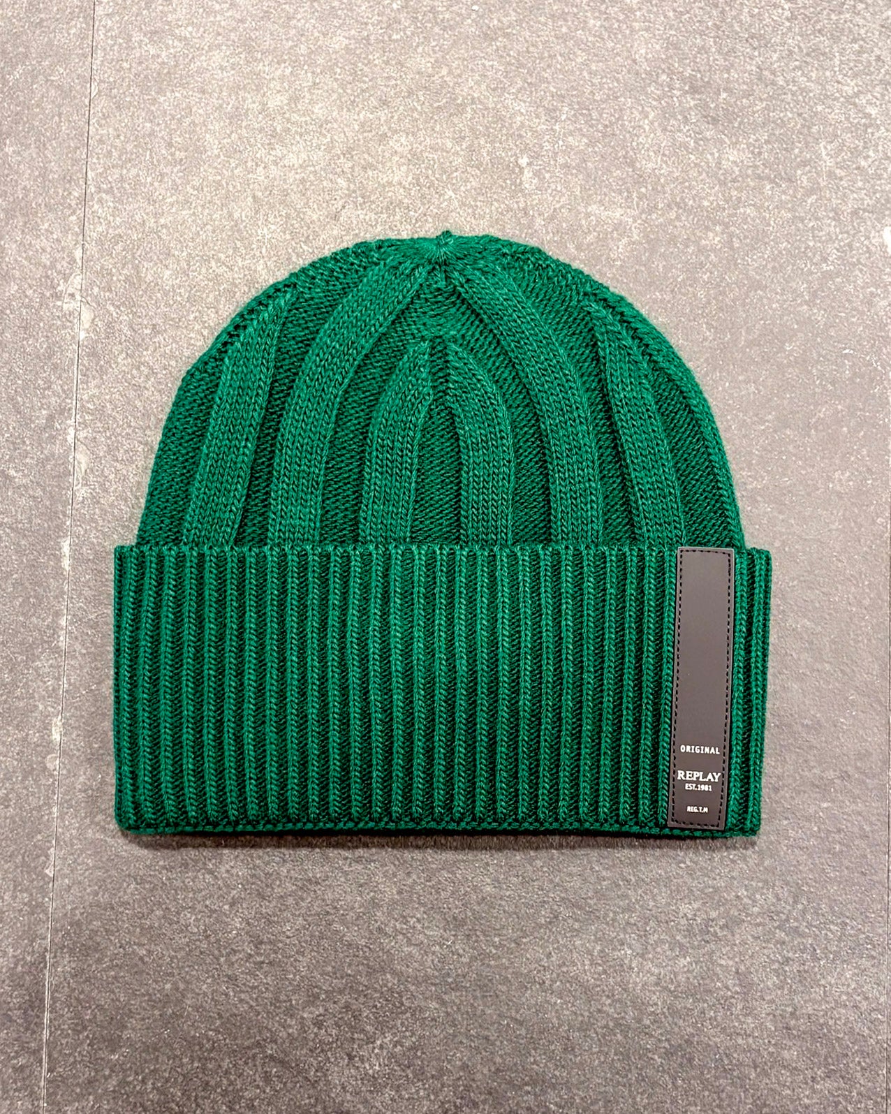 REPLAY ZIMNÁ PLETENÁ ČIAPKA S LOGOM