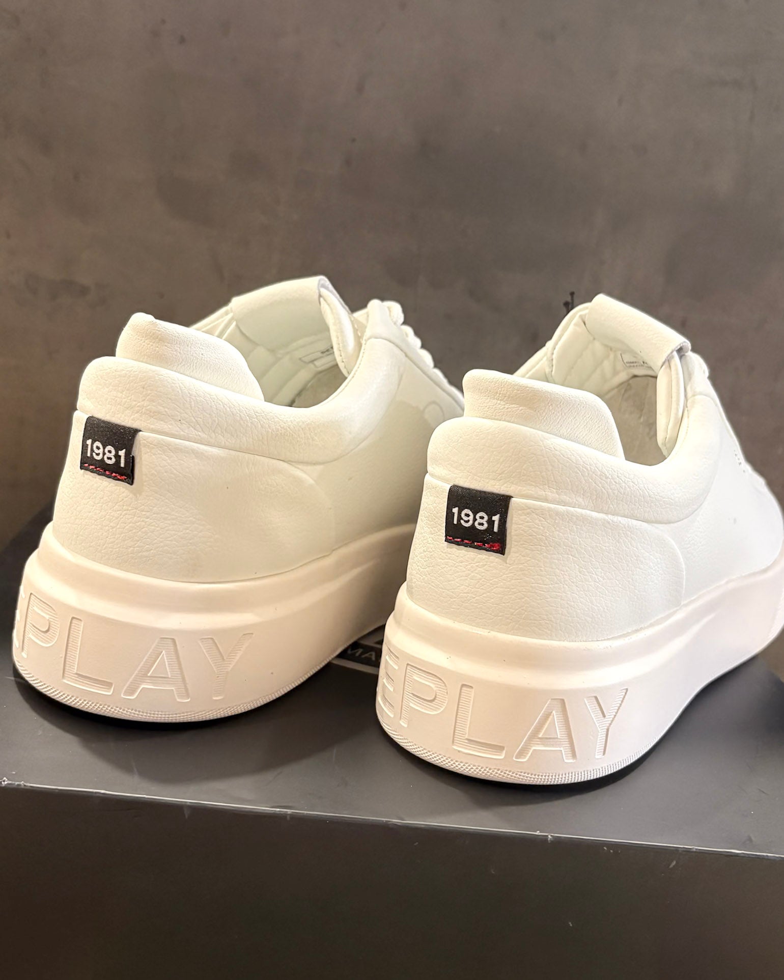 PÁNSKÉ KOŽENÉ TENISKY REPLAY NOTTING DOUBLE