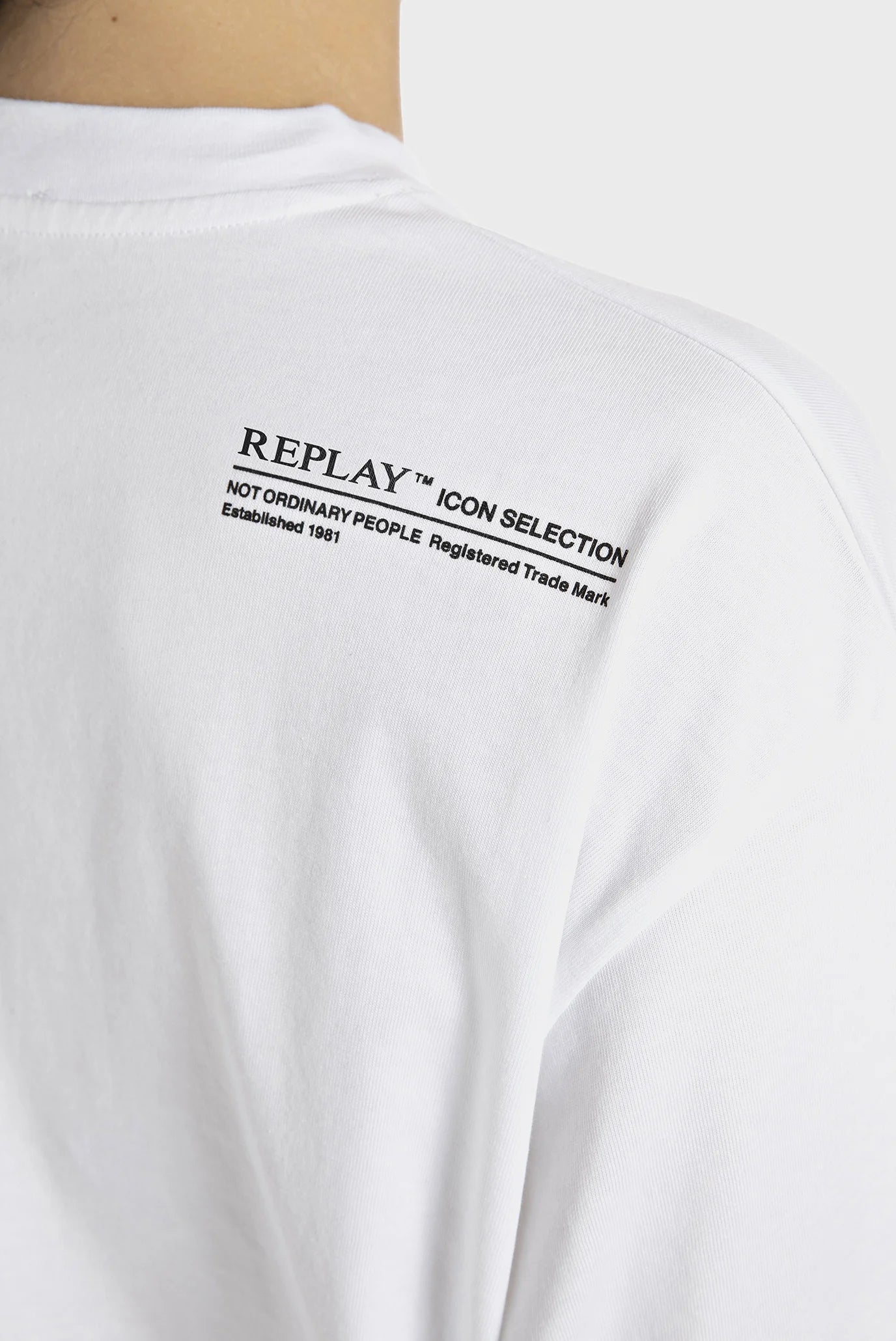 REPLAY DÁMSKÉ BASIC TRIČKO S DLOUHÝM RUKÁVEM