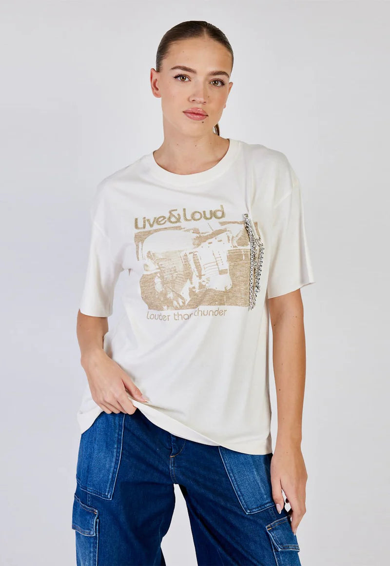 DÁMSKÉ REPLAY TRIČKO LIVE AND LOUD