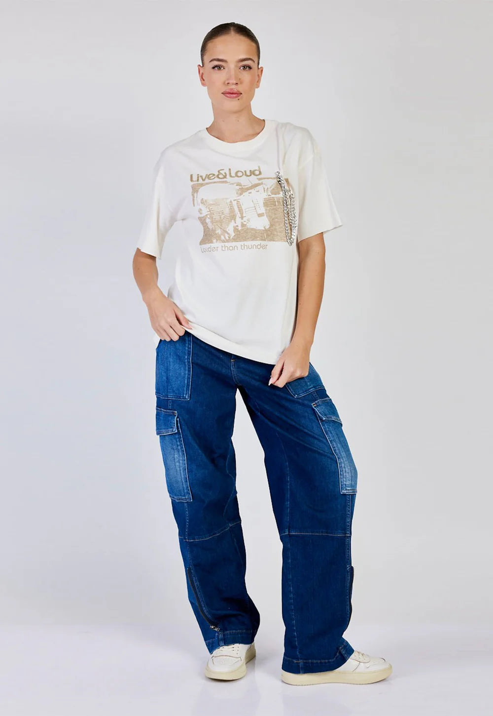 DÁMSKÉ REPLAY TRIČKO LIVE AND LOUD