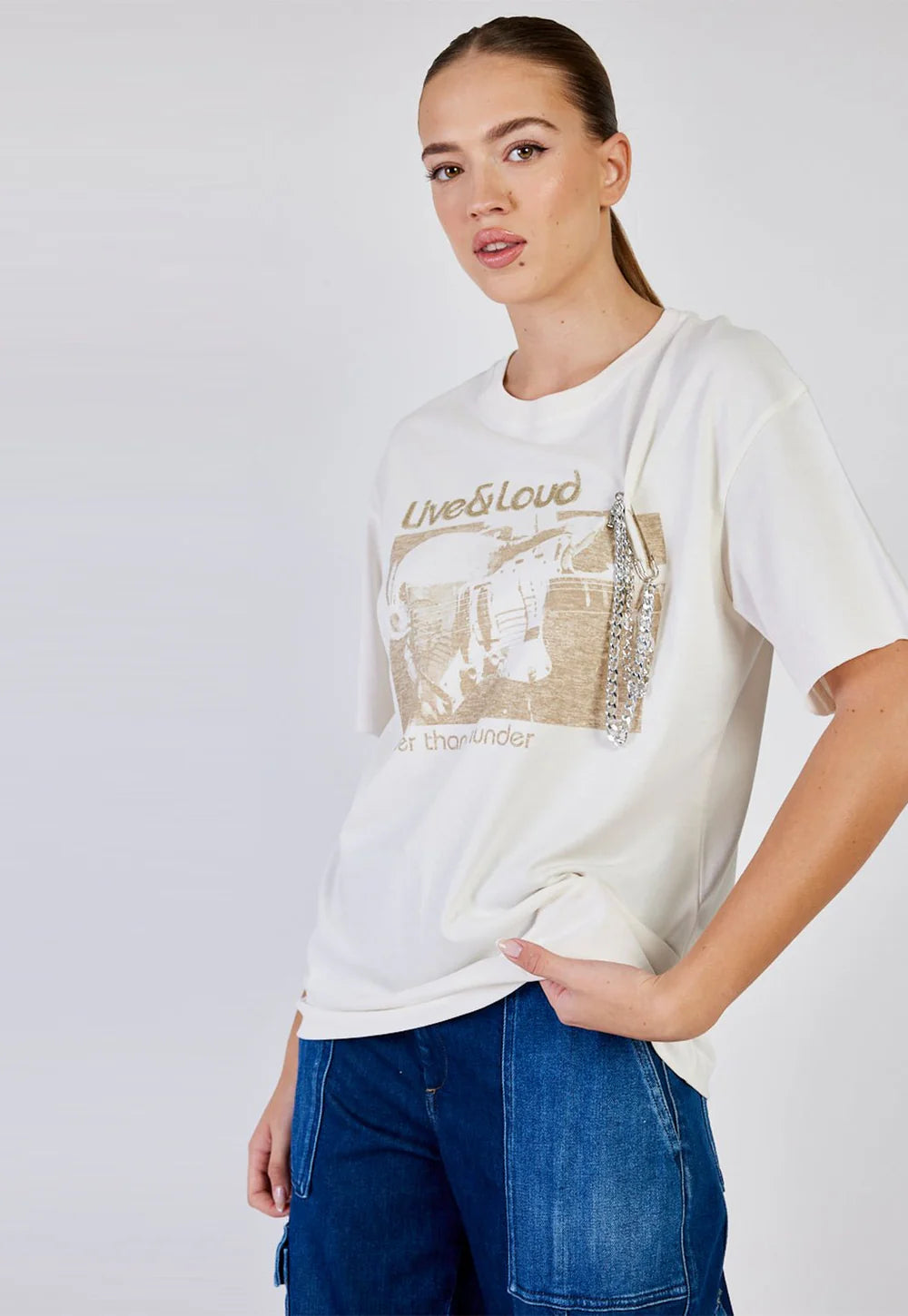 DÁMSKÉ REPLAY TRIČKO LIVE AND LOUD