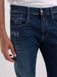 REPLAY PÁNSKÉ DŽÍNY SLIM FIT ANBASS