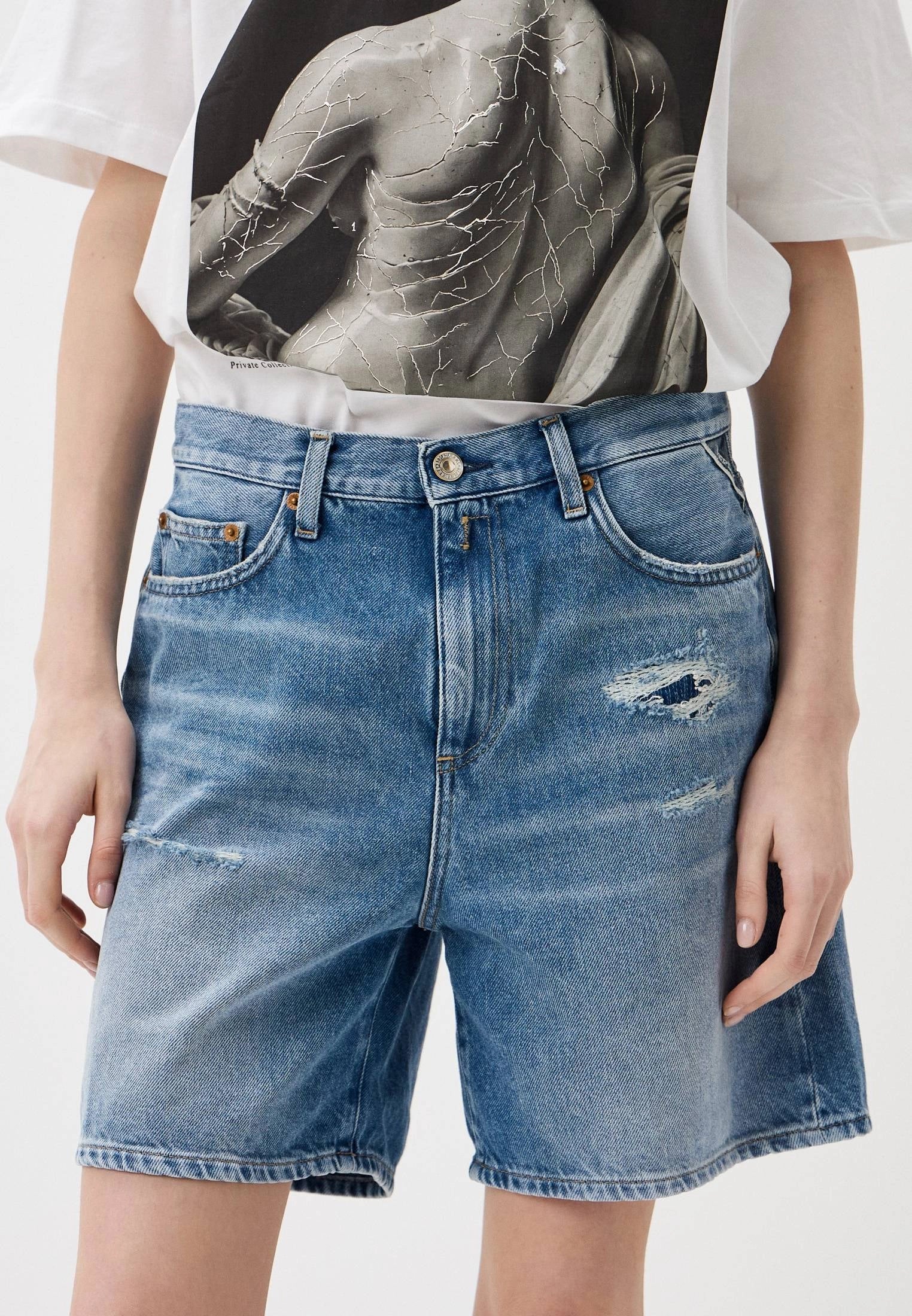 REPLAY WOMEN'S LOOSE-FIT NARJA SHORTS 