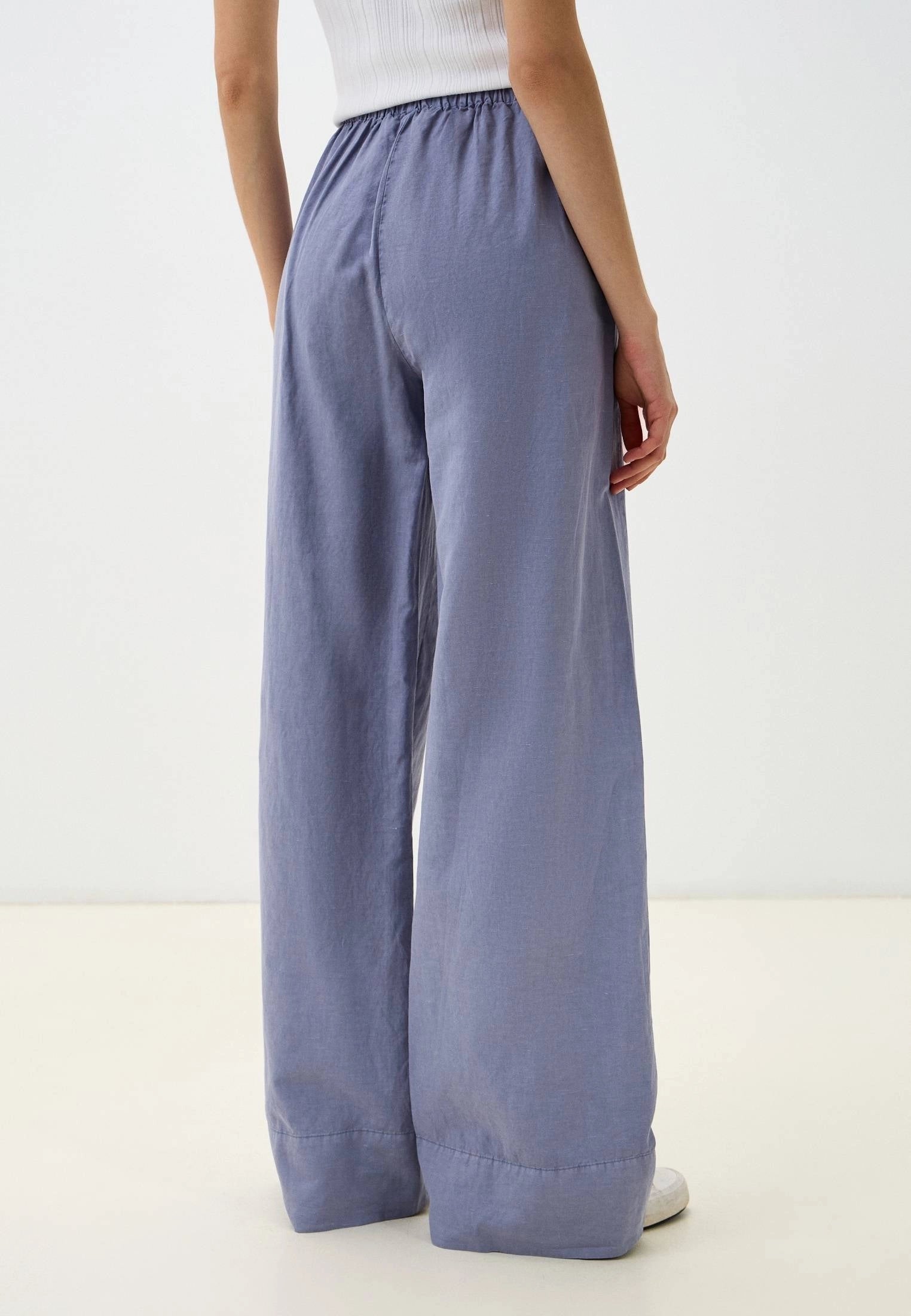 REPLAY DÁMSKÉ KALHOTY JOGGERS ZE SMĚSI BAVLNY A LNU 