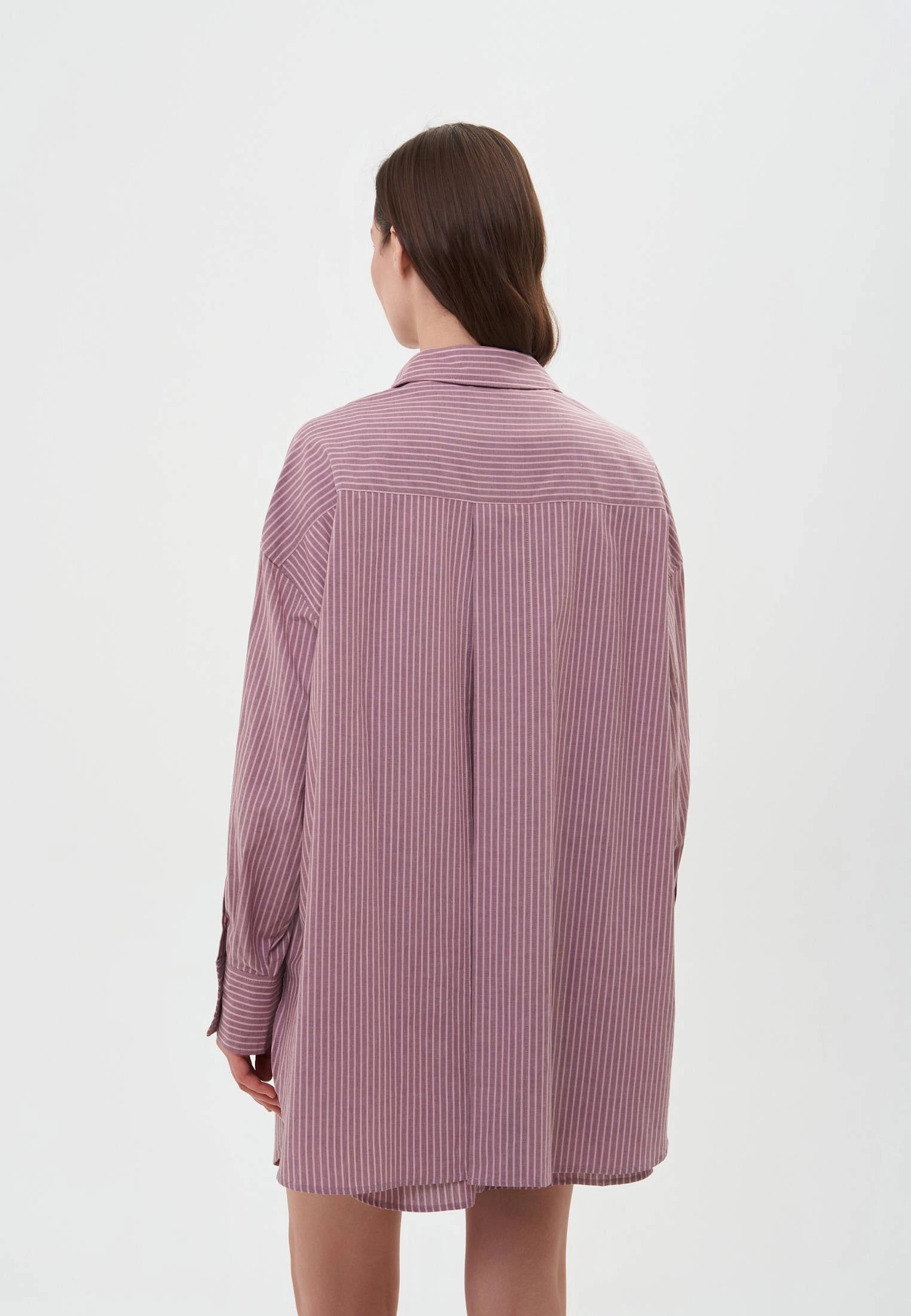 REPLAY DÁMSKÁ PRUHOVANÁ KOŠILE UVOLNĚNÉHO STŘIHU