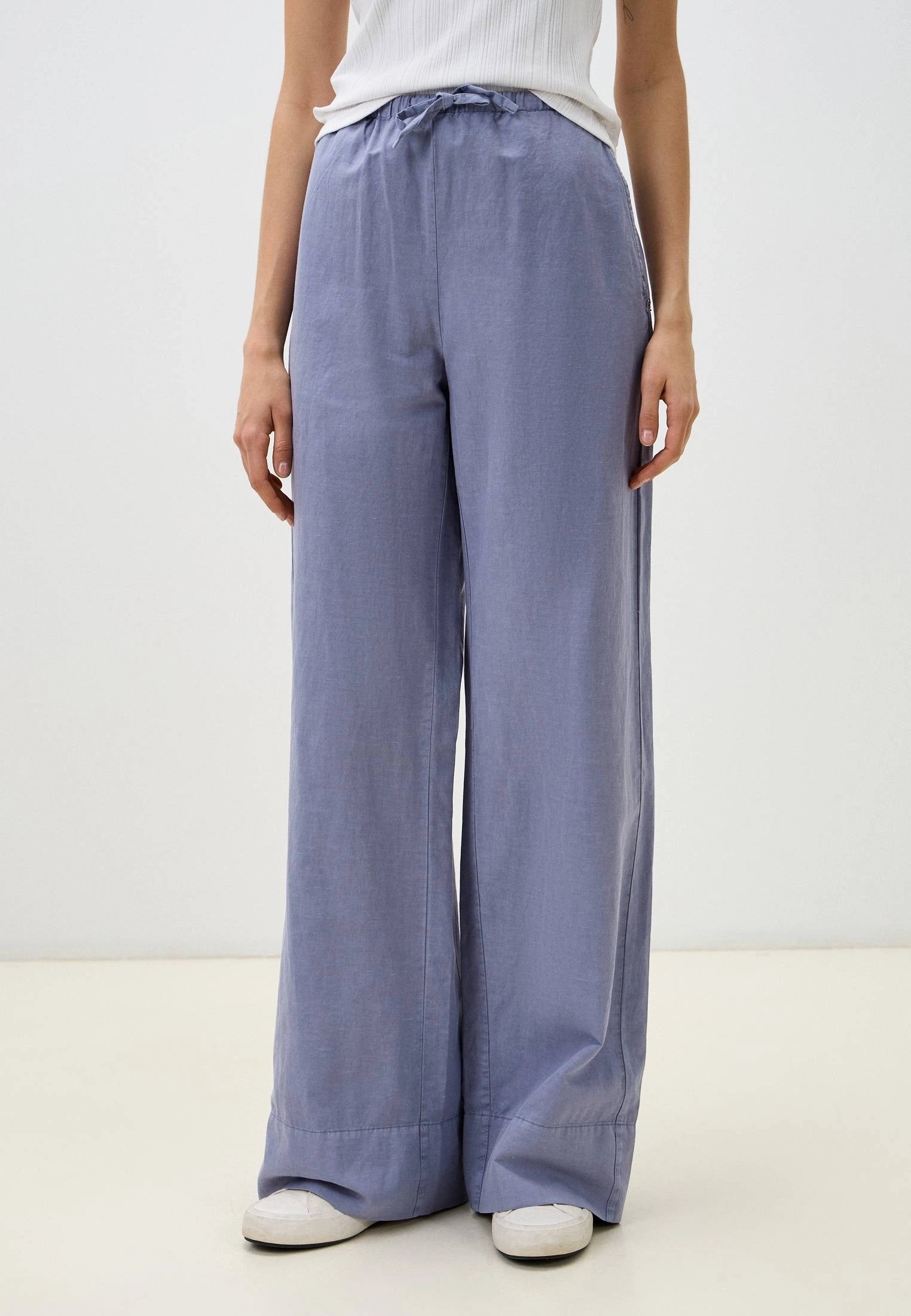 REPLAY WOMEN'S COTTON AND LINEN JOGGERS