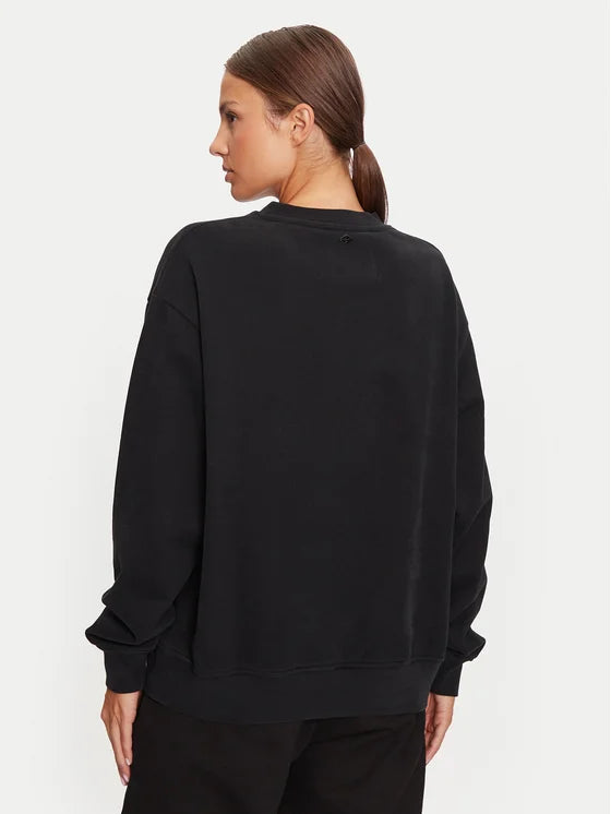 REPLAY DÁMSKÁ BAVLNĚNÁ OVERSIZED MIKINA S POTISKEM