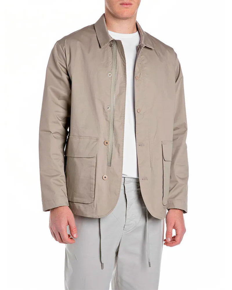 REPLAY FÉRFI NORMÁL FAZONÚ SZÖVEG DZSEKI