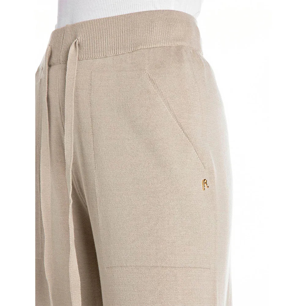 REPLAY WOMEN'S KNITTED PANTS