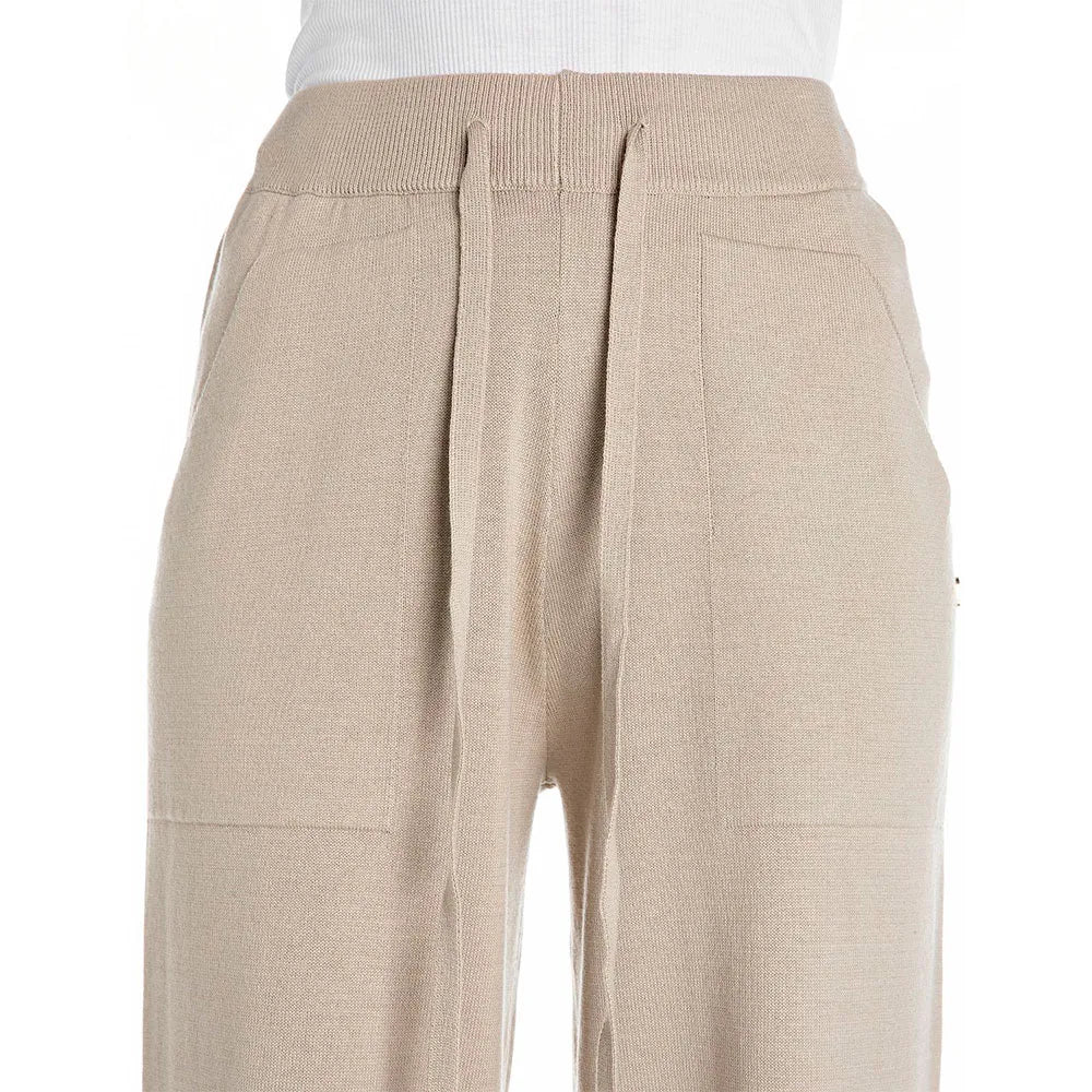 REPLAY WOMEN'S KNITTED PANTS
