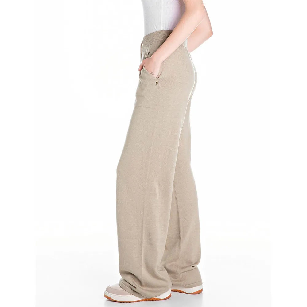 REPLAY WOMEN'S KNITTED PANTS
