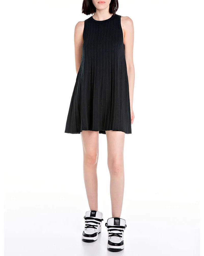 REPLAY DÁMSKE KRÁTKE REBROVANÉ ŠATY 