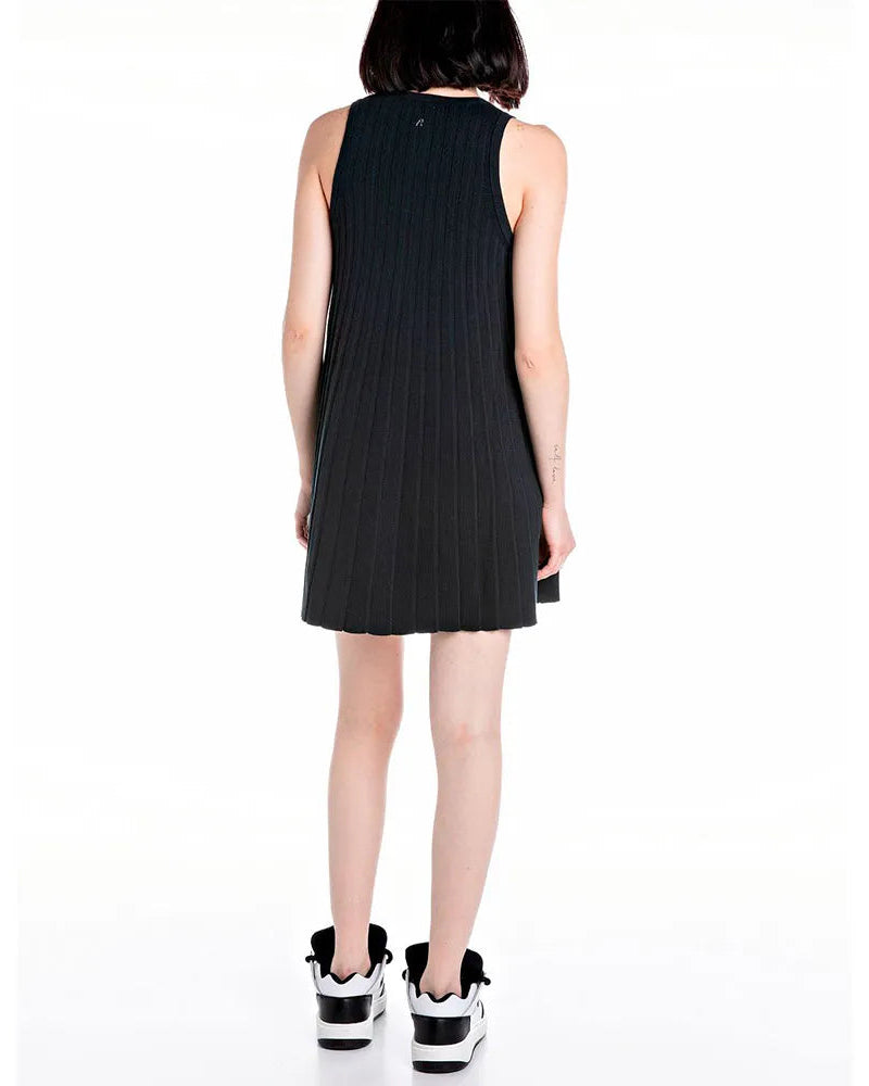 REPLAY DÁMSKE KRÁTKE REBROVANÉ ŠATY 