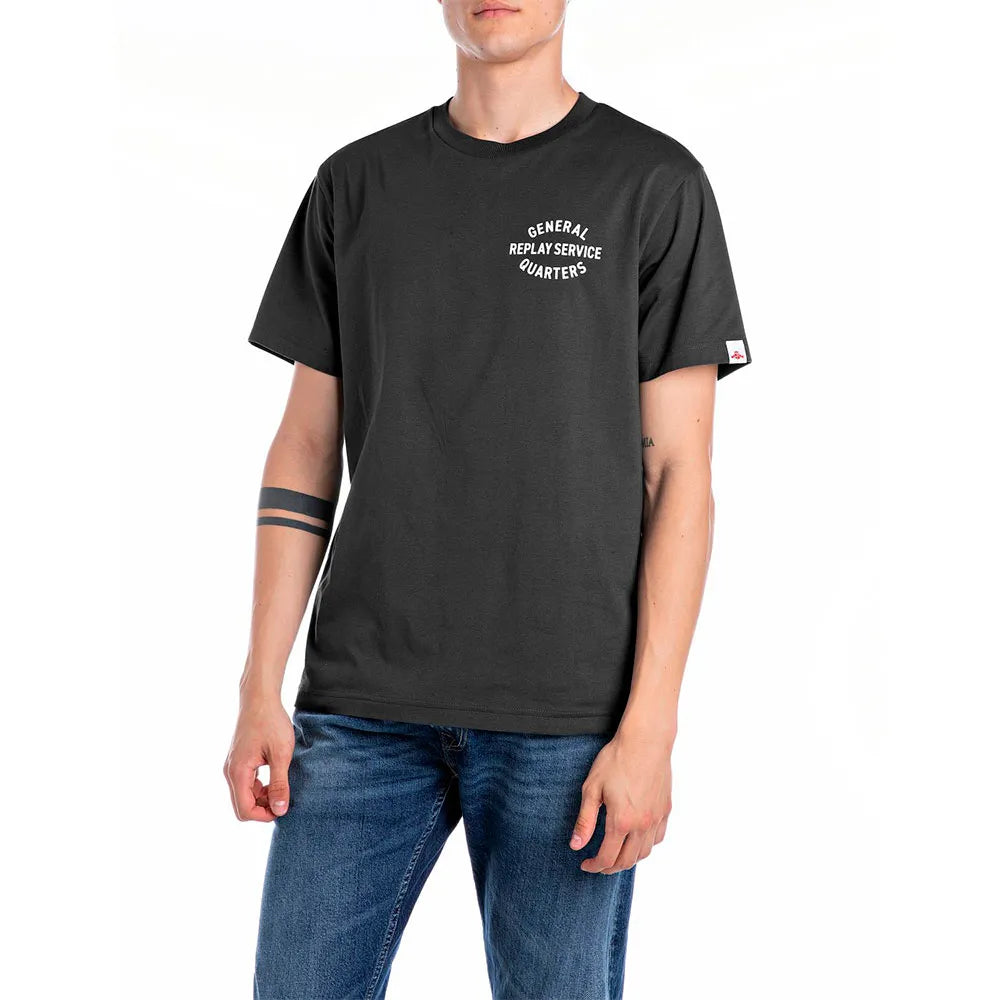 REPLAY PÁNSKÉ TRIČKO S POTISKEM 