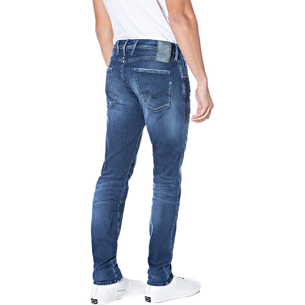 REPLAY PÁNSKE SLIM FIT HYPERFLEX ANBASS DŽÍNY - M914Y .000.661WI4