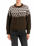REPLAY WOMEN'S NORWEGIAN-STYLE CARDIGAN
