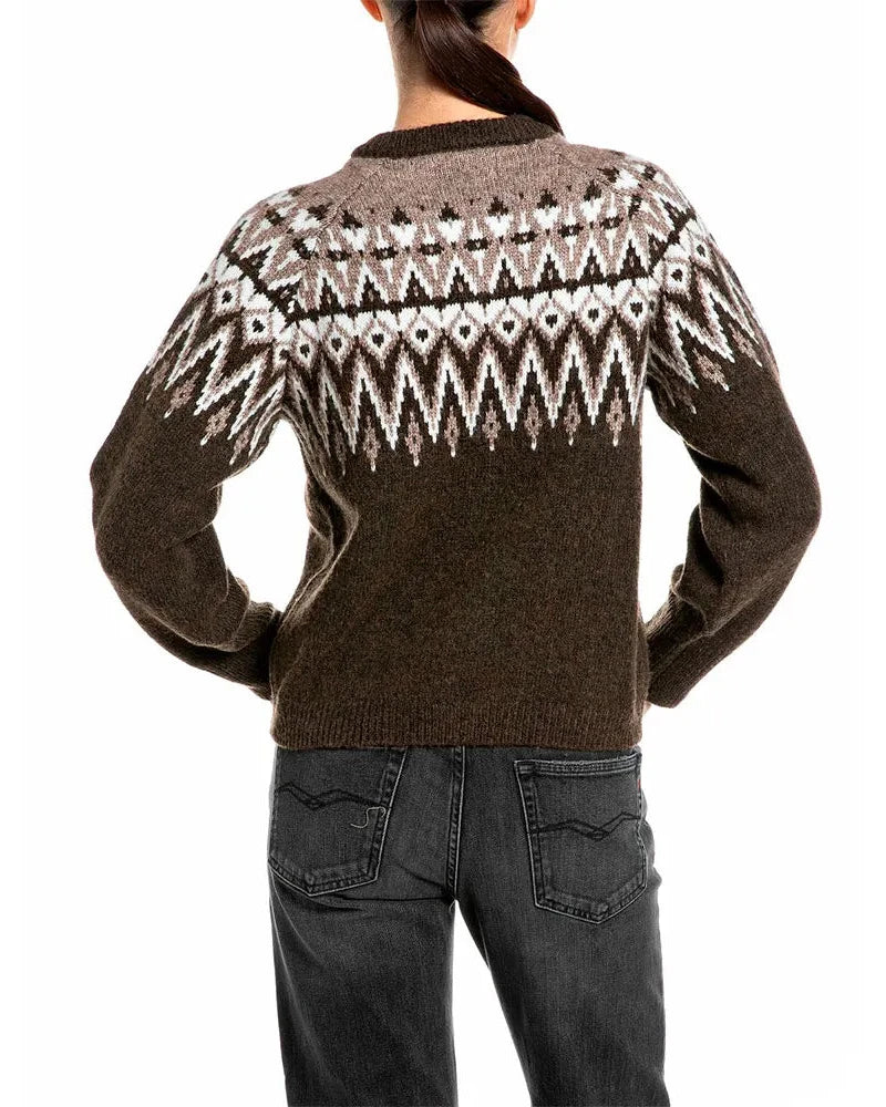 REPLAY WOMEN'S NORWEGIAN-STYLE CARDIGAN