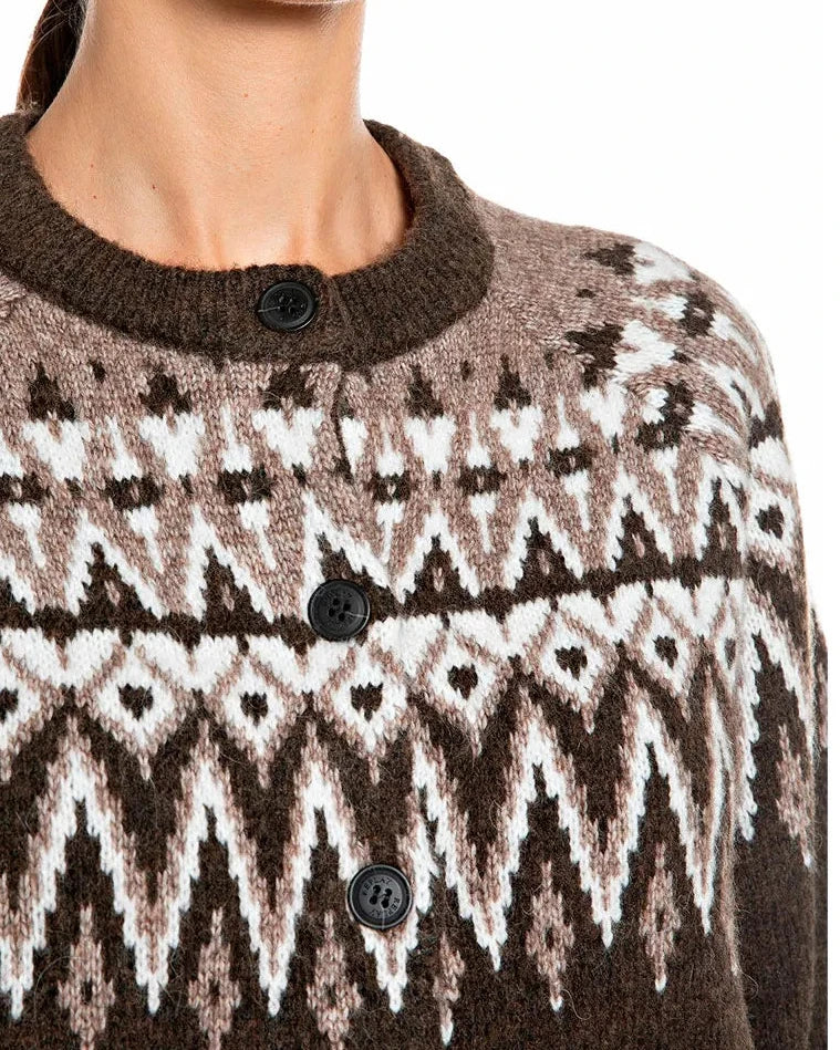 REPLAY WOMEN'S NORWEGIAN-STYLE CARDIGAN