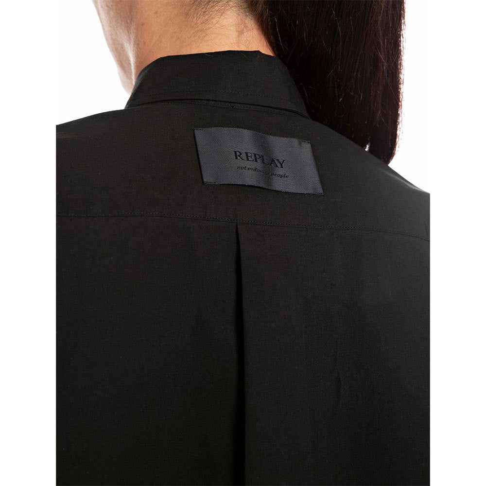 REPLAY WOMEN'S BUTTON-UP SHIRT