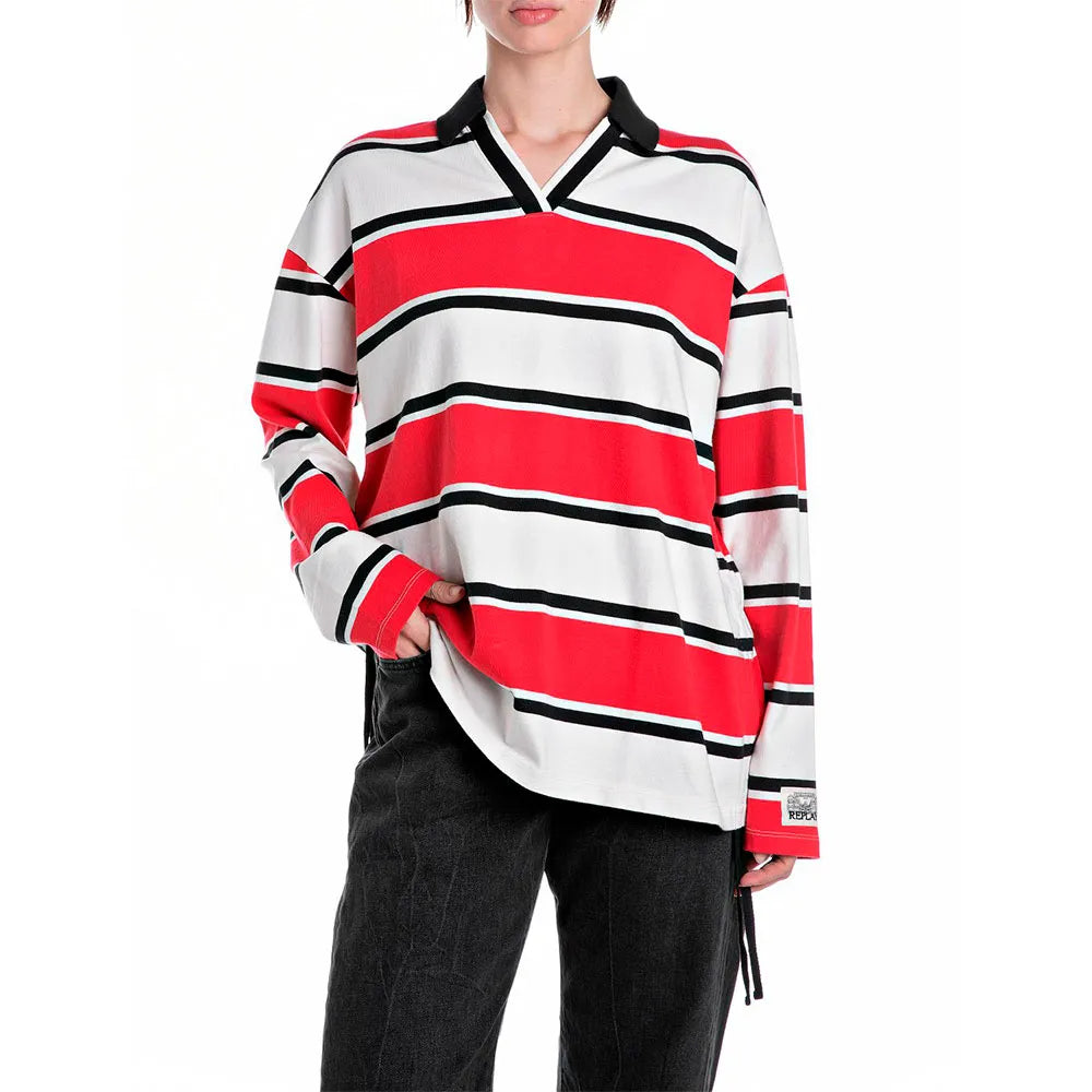 REPLAY DÁMSKÉ TRIČKO S DLOUHÝM RUKÁVEM